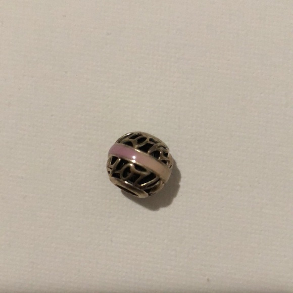 Silver pandora charm purple to white gradient - Picture 1 of 4
